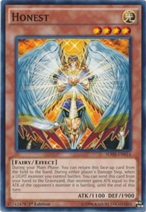 Honest (SDHS-EN014) - Structure Deck: HERO Strike 1st Edition Structure Deck: HERO Strike Yugioh Single  Squirtle Squad Card Shop.