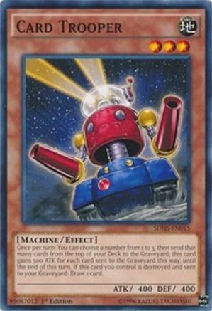 Card Trooper (SDHS-EN015) - Structure Deck: HERO Strike 1st Edition Structure Deck: HERO Strike Yugioh Single  Squirtle Squad Card Shop.