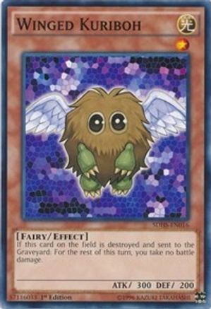 Winged Kuriboh (SDHS-EN016) - Structure Deck: HERO Strike 1st Edition Structure Deck: HERO Strike Yugioh Single  Squirtle Squad Card Shop.