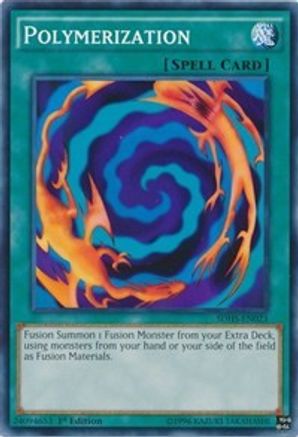 Polymerization (SDHS-EN023) - Structure Deck: HERO Strike Unlimited Structure Deck: HERO Strike Yugioh Single  Squirtle Squad Card Shop.
