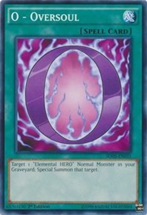 O - Oversoul (SDHS-EN031) - Structure Deck: HERO Strike Unlimited Structure Deck: HERO Strike Yugioh Single  Squirtle Squad Card Shop.