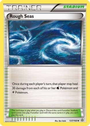 Rough Seas 137  - Reverse Holofoil XY  Primal Clash - Uncommon XY - Primal Clash Pokemon Single  Squirtle Squad Card Shop.