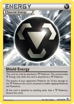 Shield Energy 143  - Reverse Holofoil XY  Primal Clash - Uncommon