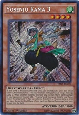 Yosenju Kama 3 (THSF-EN005) - The Secret Forces 1st Edition The Secret Forces Yugioh Single  Squirtle Squad Card Shop.