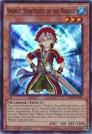 Shurit, Strategist of the Nekroz (THSF-EN010) - The Secret Forces Unlimited The Secret Forces Yugioh Single  Squirtle Squad Card Shop.