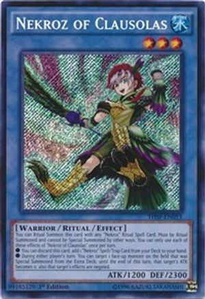 Nekroz of Clausolas (THSF-EN013) - The Secret Forces Unlimited The Secret Forces Yugioh Single  Squirtle Squad Card Shop.