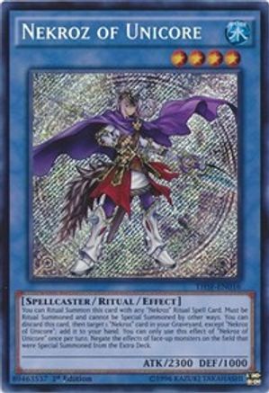 Nekroz of Unicore (THSF-EN016) - The Secret Forces Unlimited The Secret Forces Yugioh Single  Squirtle Squad Card Shop.