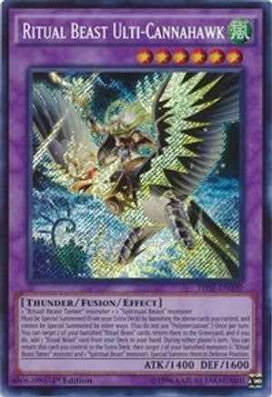 Ritual Beast Ulti-Cannahawk (THSF-EN030) - The Secret Forces 1st Edition The Secret Forces Yugioh Single  Squirtle Squad Card Shop.