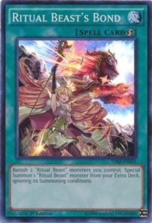 Ritual Beast's Bond (THSF-EN031) - The Secret Forces Unlimited The Secret Forces Yugioh Single  Squirtle Squad Card Shop.