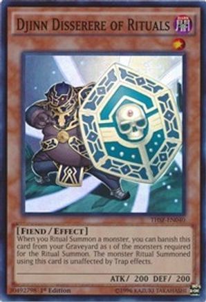 Djinn Disserere of Rituals (THSF-EN040) - The Secret Forces 1st Edition The Secret Forces Yugioh Single  Squirtle Squad Card Shop.