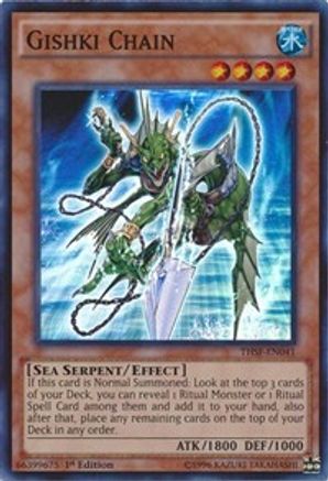 Gishki Chain (THSF-EN041) - The Secret Forces 1st Edition The Secret Forces Yugioh Single  Squirtle Squad Card Shop.