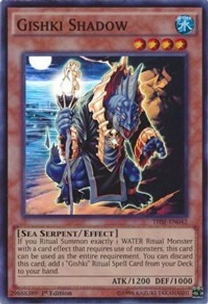 Gishki Shadow (THSF-EN042) - The Secret Forces Unlimited The Secret Forces Yugioh Single  Squirtle Squad Card Shop.
