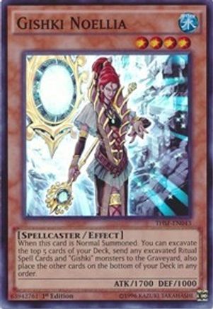 Gishki Noellia (THSF-EN043) - The Secret Forces Unlimited The Secret Forces Yugioh Single  Squirtle Squad Card Shop.