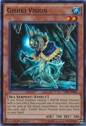 Gishki Vision (THSF-EN045) - The Secret Forces Unlimited The Secret Forces Yugioh Single  Squirtle Squad Card Shop.