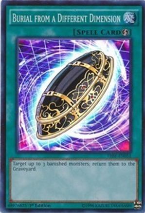 Burial from a Different Dimension (THSF-EN051) - The Secret Forces 1st Edition The Secret Forces Yugioh Single  Squirtle Squad Card Shop.
