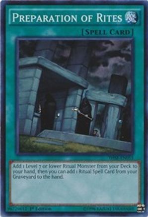 Preparation of Rites (THSF-EN053) - The Secret Forces 1st Edition The Secret Forces Yugioh Single  Squirtle Squad Card Shop.
