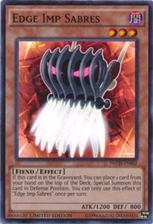 Edge Imp Sabres (SE) (NECH-ENS02) - The New Challengers Limited The New Challengers Yugioh Single  Squirtle Squad Card Shop.