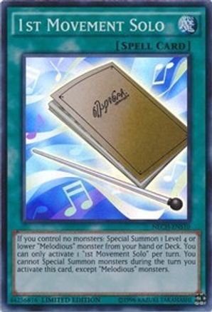 1st Movement Solo (SE) (NECH-ENS10) - The New Challengers Limited The New Challengers Yugioh Single  Squirtle Squad Card Shop.