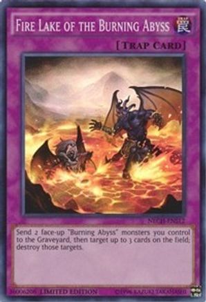 Fire Lake of the Burning Abyss (SE) (NECH-ENS12) - The New Challengers Limited The New Challengers Yugioh Single  Squirtle Squad Card Shop.
