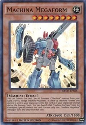 Machina Megaform (SE) (NECH-ENS06) - The New Challengers Limited The New Challengers Yugioh Single  Squirtle Squad Card Shop.
