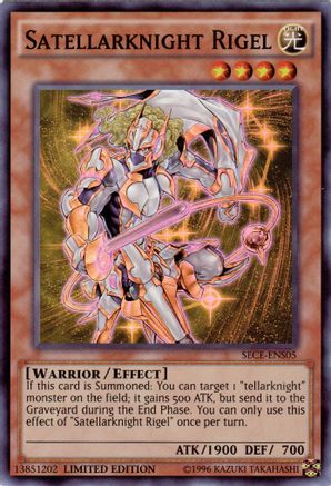 Satellarknight Rigel (SE) (SECE-ENS05) - Secrets of Eternity Limited Secrets of Eternity Yugioh Single  Squirtle Squad Card Shop.