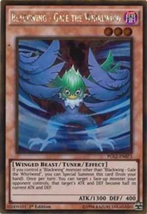 Blackwing - Gale the Whirlwind (PGL2-EN073) - Premium Gold: Return of the Bling Unlimited Premium Gold: Return of the Bling Yugioh Single  Squirtle Squad Card Shop.