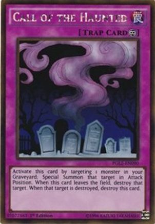 Call of the Haunted (PGL2-EN090) - Premium Gold: Return of the Bling 1st Edition Premium Gold: Return of the Bling Yugioh Single  Squirtle Squad Card Shop.