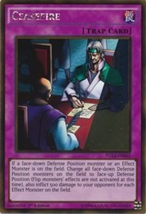 Ceasefire (PGL2-EN062) - Premium Gold: Return of the Bling 1st Edition Premium Gold: Return of the Bling Yugioh Single  Squirtle Squad Card Shop.