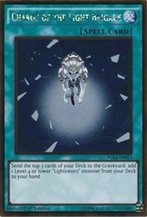 Charge of the Light Brigade (PGL2-EN052) - Premium Gold: Return of the Bling 1st Edition Premium Gold: Return of the Bling Yugioh Single  Squirtle Squad Card Shop.