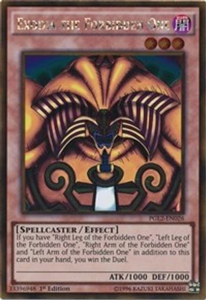 Exodia the Forbidden One (PGL2-EN026) - Premium Gold: Return of the Bling 1st Edition Premium Gold: Return of the Bling Yugioh Single  Squirtle Squad Card Shop.