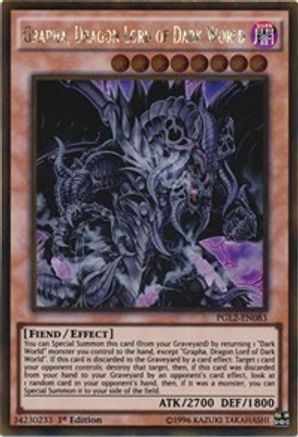 Grapha, Dragon Lord of Dark World (PGL2-EN083) - Premium Gold: Return of the Bling 1st Edition Premium Gold: Return of the Bling Yugioh Single  Squirtle Squad Card Shop.