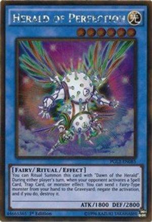 Herald of Perfection (PGL2-EN085) - Premium Gold: Return of the Bling 1st Edition Premium Gold: Return of the Bling Yugioh Single  Squirtle Squad Card Shop.