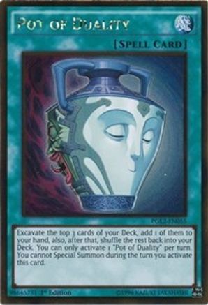 Pot of Duality (PGL2-EN055) - Premium Gold: Return of the Bling Unlimited Premium Gold: Return of the Bling Yugioh Single  Squirtle Squad Card Shop.