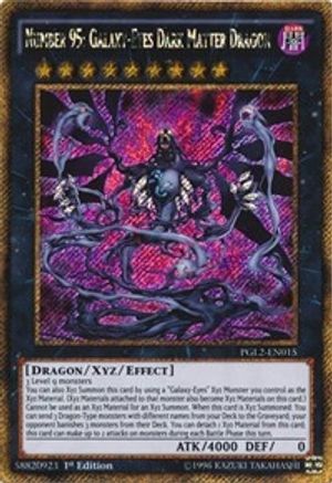 Number 95: Galaxy-Eyes Dark Matter Dragon (PGL2-EN015) - Premium Gold: Return of the Bling 1st Edition Premium Gold: Return of the Bling Yugioh Single  Squirtle Squad Card Shop.