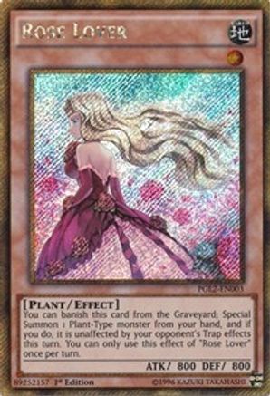 Rose Lover (PGL2-EN003) - Premium Gold: Return of the Bling Unlimited Premium Gold: Return of the Bling Yugioh Single  Squirtle Squad Card Shop.