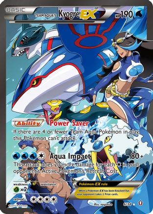 Team Aqua's Kyogre EX 006  - Holofoil Double Crisis - Ultra Rare Double Crisis Pokemon Single  Squirtle Squad Card Shop.