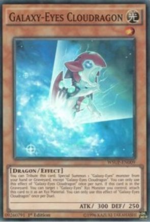 Galaxy-Eyes Cloudragon (WSUP-EN009) - World Superstars 1st Edition World Superstars Yugioh Single  Squirtle Squad Card Shop.