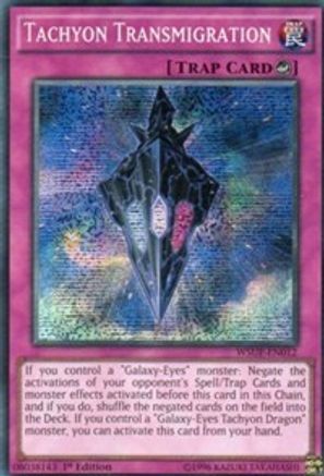 Tachyon Transmigration (WSUP-EN012) - World Superstars 1st Edition World Superstars Yugioh Single  Squirtle Squad Card Shop.