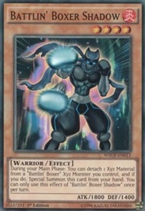 Battlin' Boxer Shadow (WSUP-EN013) - World Superstars 1st Edition World Superstars Yugioh Single  Squirtle Squad Card Shop.