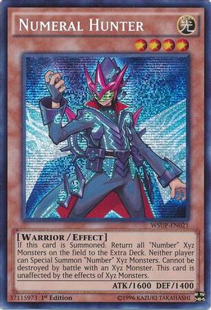 Numeral Hunter (WSUP-EN021) - World Superstars 1st Edition World Superstars Yugioh Single  Squirtle Squad Card Shop.