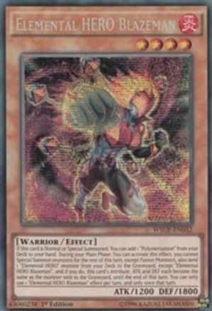 Elemental HERO Blazeman (WSUP-EN032) - World Superstars 1st Edition World Superstars Yugioh Single  Squirtle Squad Card Shop.