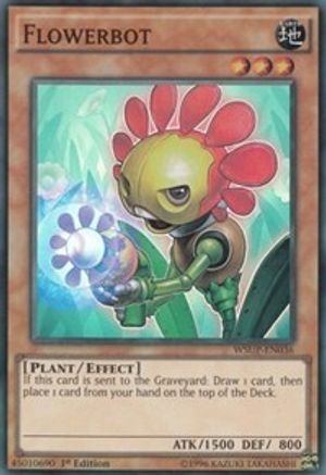 Flowerbot (WSUP-EN036) - World Superstars 1st Edition World Superstars Yugioh Single  Squirtle Squad Card Shop.