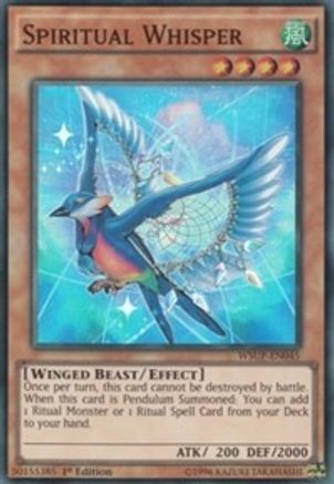 Spiritual Whisper (WSUP-EN045) - World Superstars 1st Edition World Superstars Yugioh Single  Squirtle Squad Card Shop.