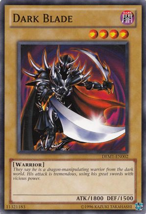 Dark Blade (DEM1-EN002) - Demo Pack Unlimited Demo Pack Yugioh Single  Squirtle Squad Card Shop.