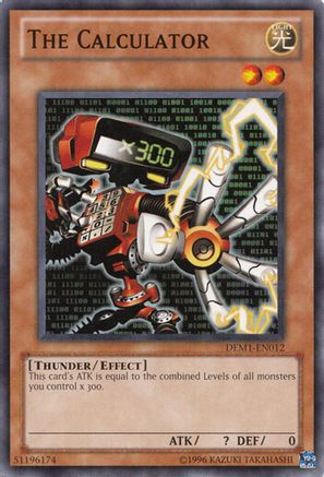 The Calculator (DEM1-EN012) - Demo Pack Unlimited Demo Pack Yugioh Single  Squirtle Squad Card Shop.