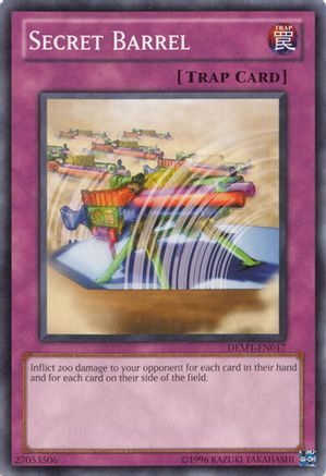 Secret Barrel (DEM1-EN017) - Demo Pack Unlimited Demo Pack Yugioh Single  Squirtle Squad Card Shop.