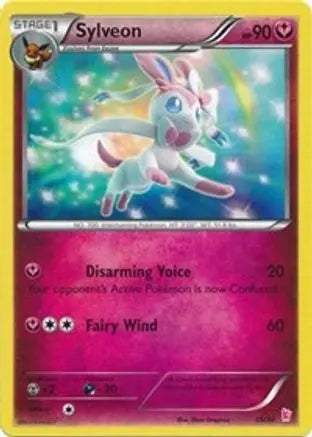 Sylveon (#15 - Non-Holo)  XY Trainer Kit Sylveon & Noivern - Common XY Trainer Kit: Sylveon & Noivern Pokemon Single  Squirtle Squad Card Shop.