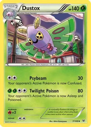 Dustox (7) (7) 007  XY  Roaring Skies - Uncommon