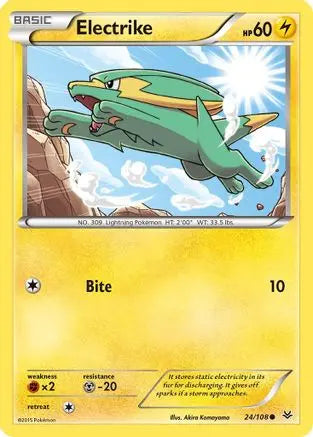 Electrike/108  - Reverse Holofoil XY  Roaring Skies - Common