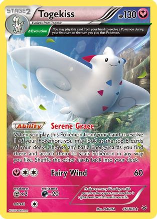 Togekiss (46 Delta) (46 Delta) 046  - Holofoil XY  Roaring Skies - Holo Rare XY - Roaring Skies Pokemon Single  Squirtle Squad Card Shop.